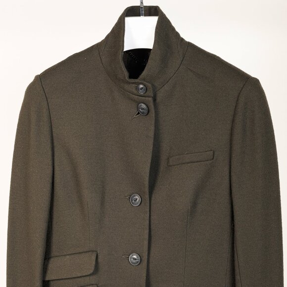 Rag & Bone Slade Army Green Wool Military Blazer - Picture 4 of 11
